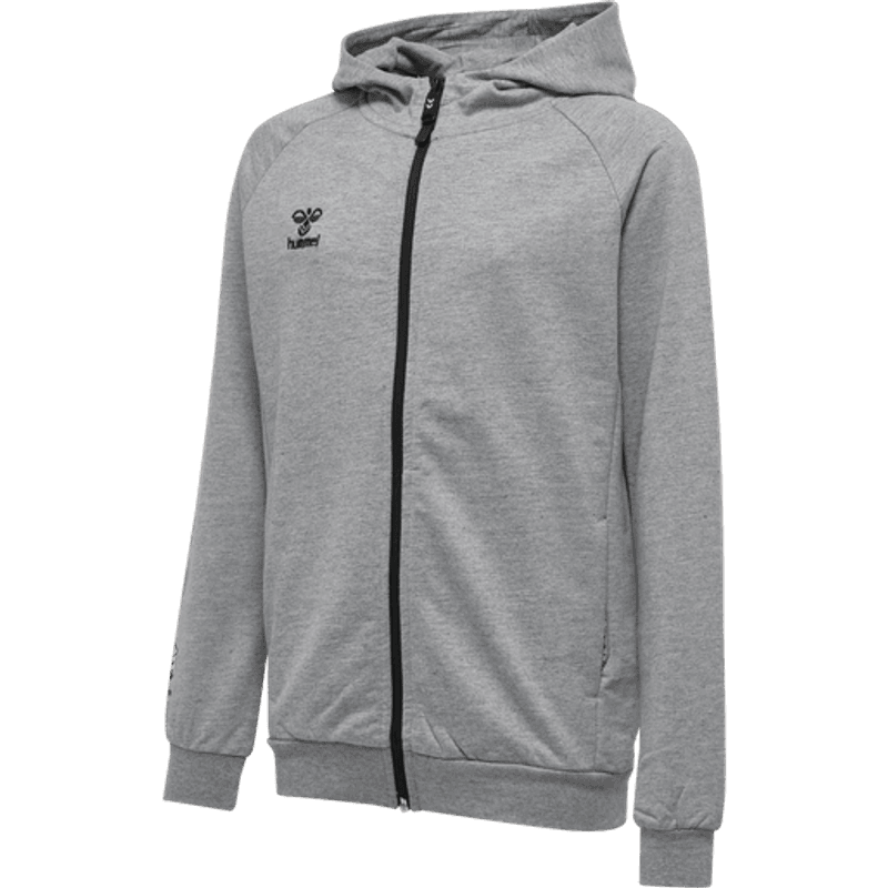 hmlMOVE GRID COTTON ZIP HOODIE KIDS