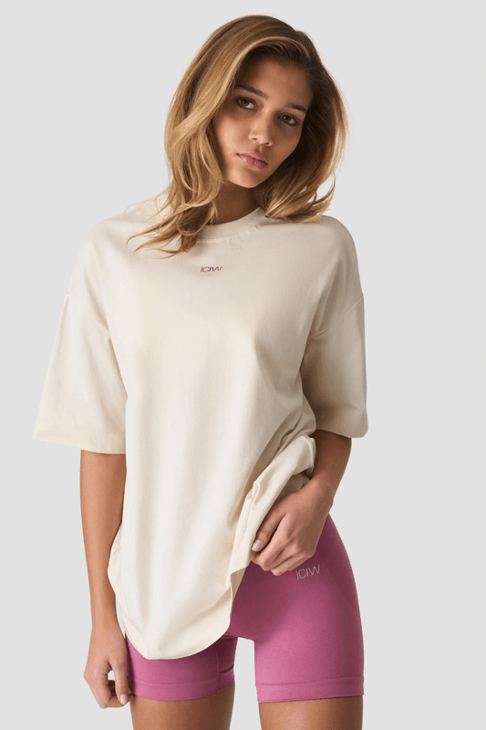 Everyday Oversized Cotton T-shirt Print W