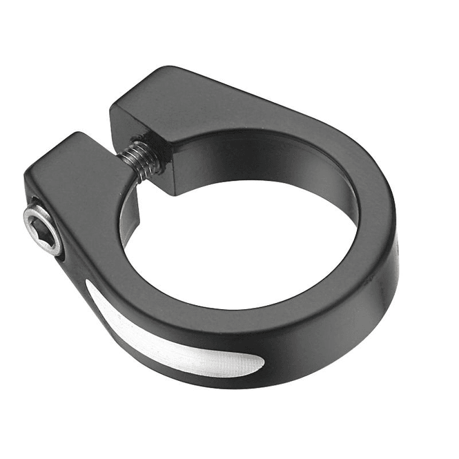 Hovedbilde Sadelrørklemme m/skrue, sort