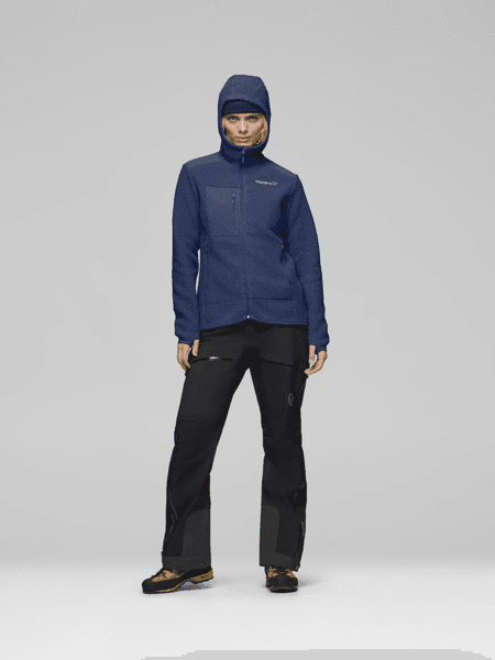 Hovedbilde trollveggen warm3 Zip Hood W's