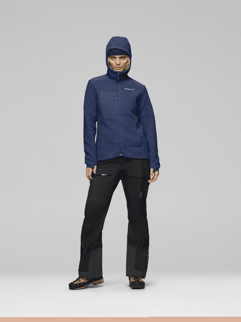 Hovedbilde trollveggen warm3 Zip Hood W's