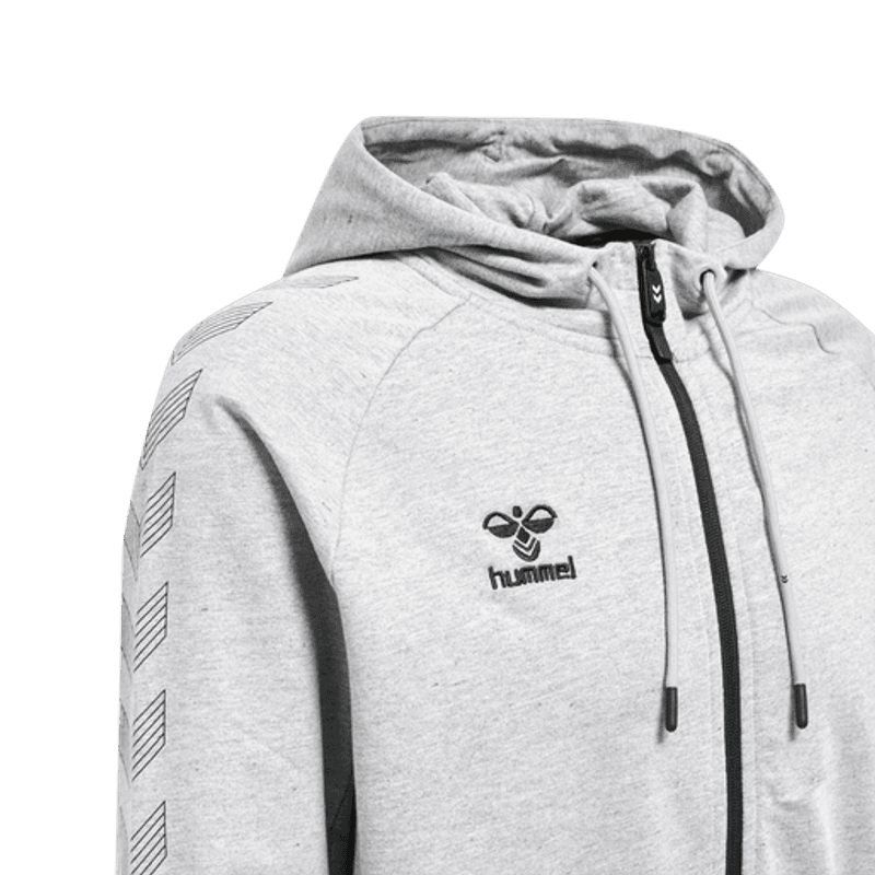 hmlMOVE GRID COTTON ZIP HOODIE